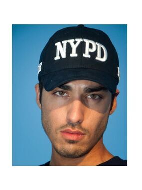 Navy NYPD White Letters Hat baseball cap unisex NWT